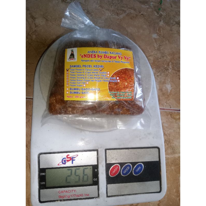 

250Gram(1/4KG)Sambel Pecel Kediri Sangrai | 100% Asli Kacang Tanah Tanpa Campuran.