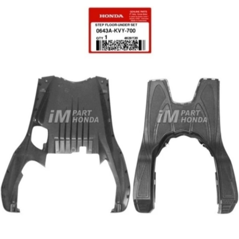 lantai atas bawah pijakan kaki set beat karbu ori 0643a-kvy-700