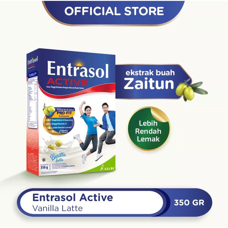 

Entrasol Active Vanila latte 350 gram