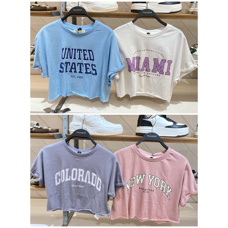 Kaos crop pull n bear motif vol.4 [GOJASTIPBGR]