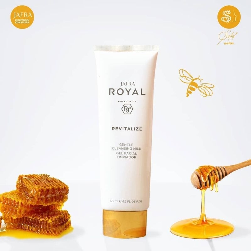 JAFRA REVITALIZE GENTLE CLEANSING MILK REVITALIZE CLEANSER ROYAL JELLY JAFRA FACE WASH JAFRA FACIAL