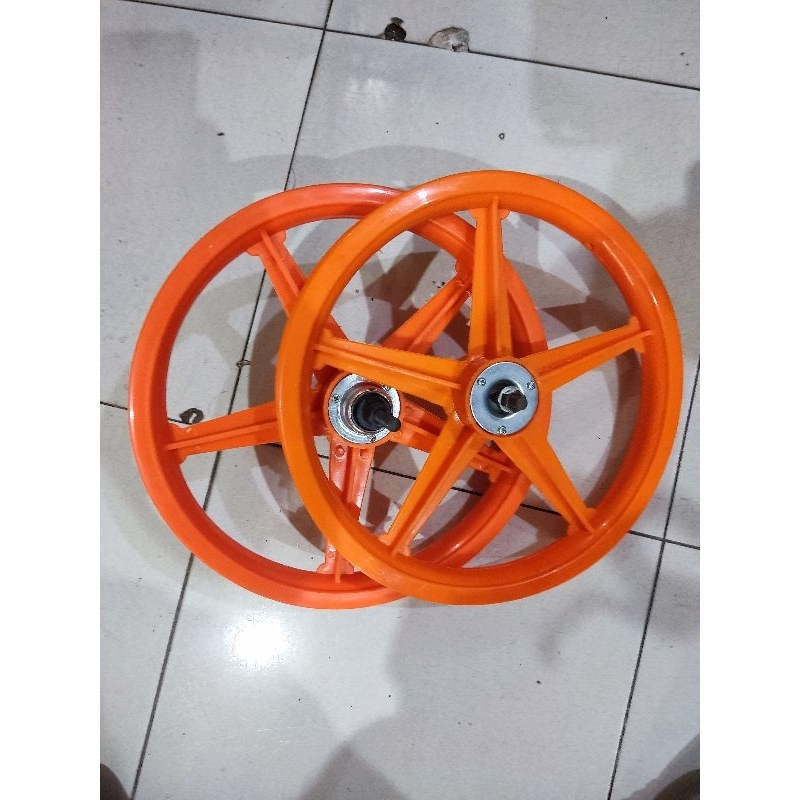 velg bintang ukuran roda 16 bahan atom sepeda anak