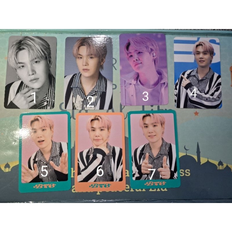 Photocard Suga Dicon 102