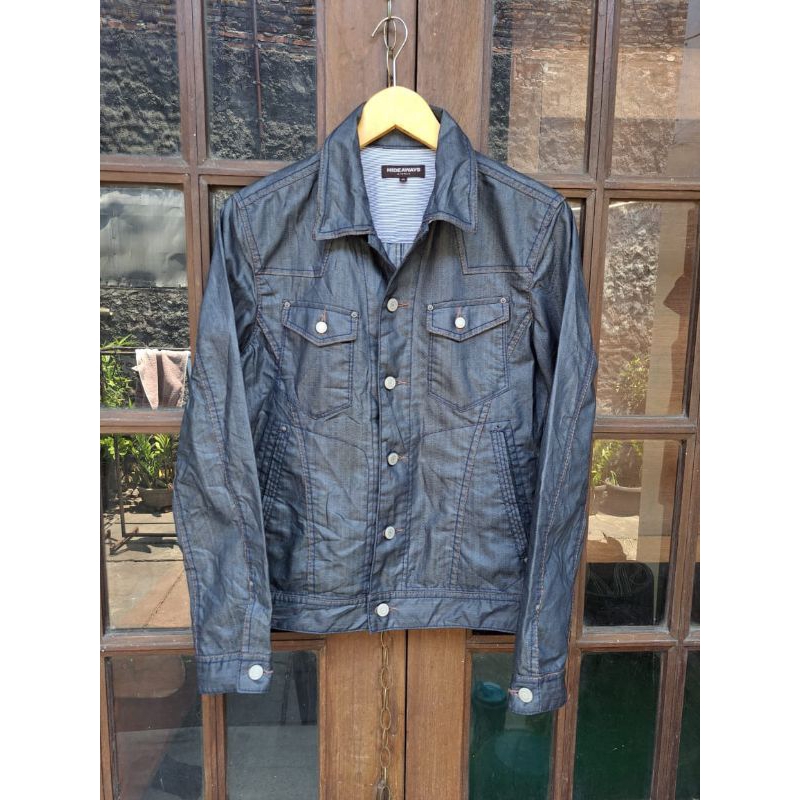 Hideaways Nicole Denim Jaket Jeans Mens Medium