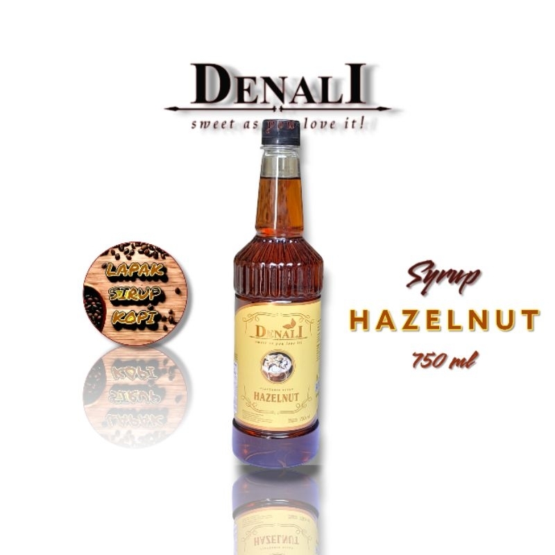 

Denali - Hazelnut syrup 750ml - sirup minuman rasa kacang hazelnut