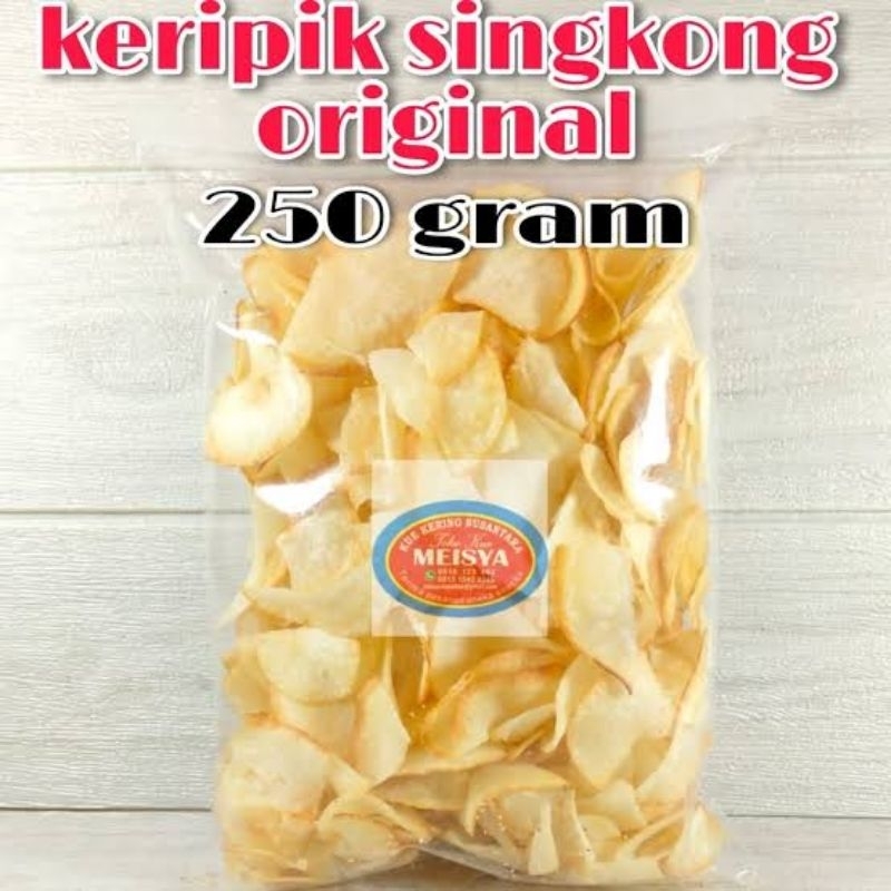 

KERIPIK SINGKONG ORIGINAL NETTO 250 GR| 500 GR