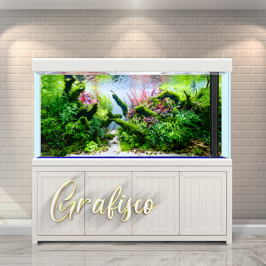 Background Aquarium, Stiker Aquarium , Wallpaper Aquarium, Aquascape, Stiker Aquarium Belakang