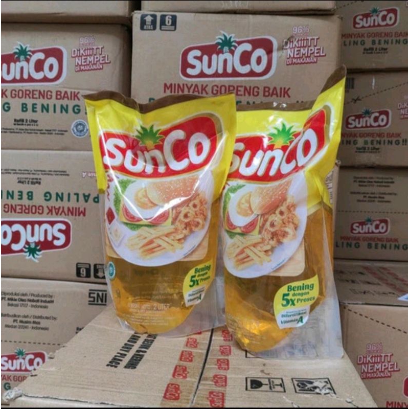 

minyak sunco reffil kemasan 2 liter 35000