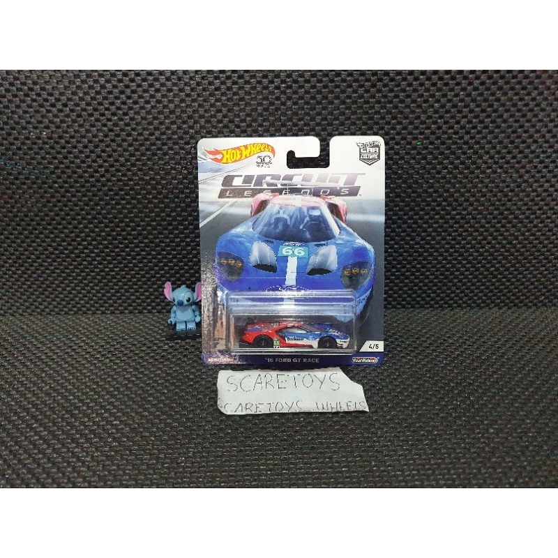 Hot Wheels Hotwheels 16 Ford gt race Circuit Legends Premium Car Culture