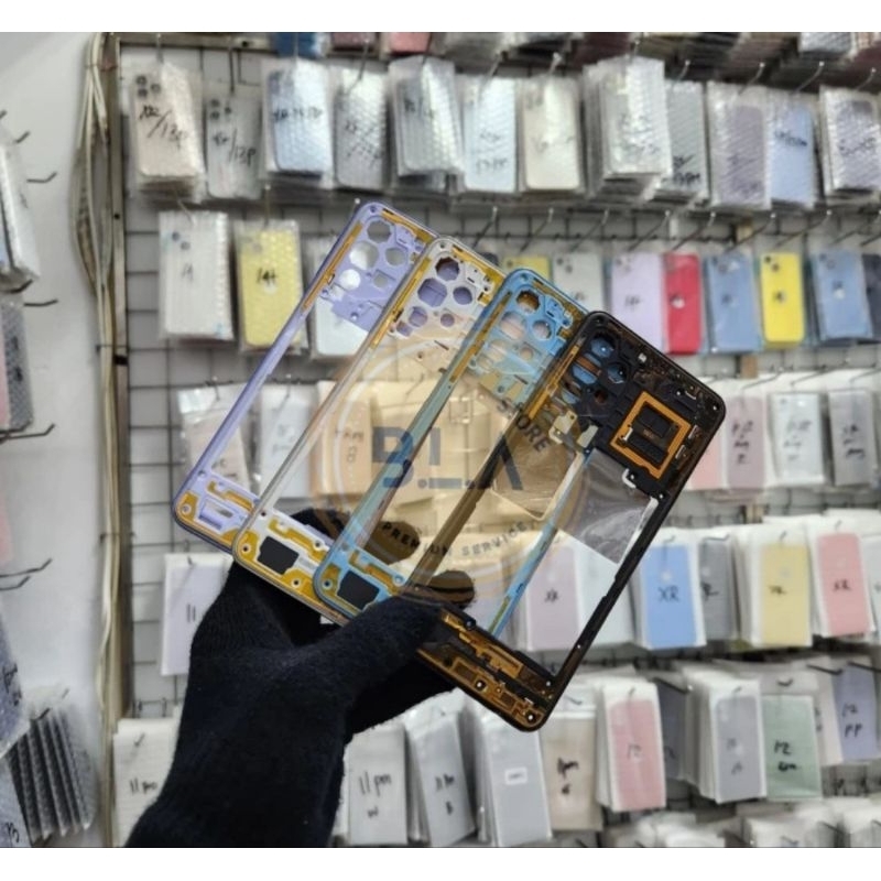 BEZEL TULANG TENGAH RANGKA TUTUP MESIN SAMSUNG GALAXY A32 5G