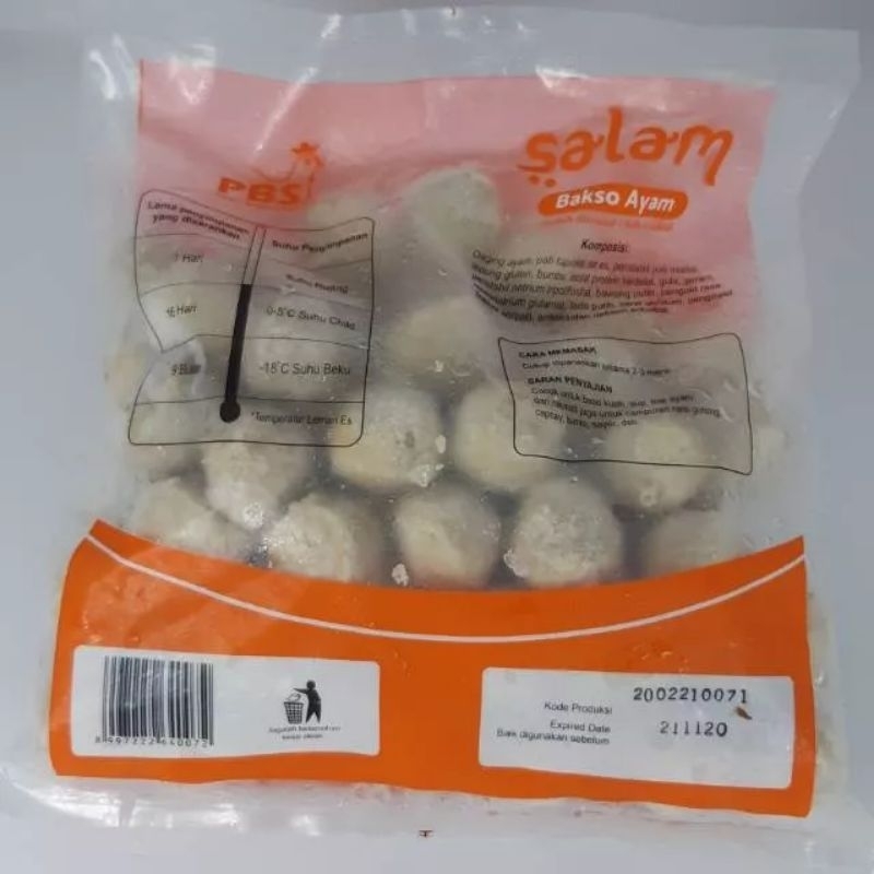 

bakso ayam salam 500g