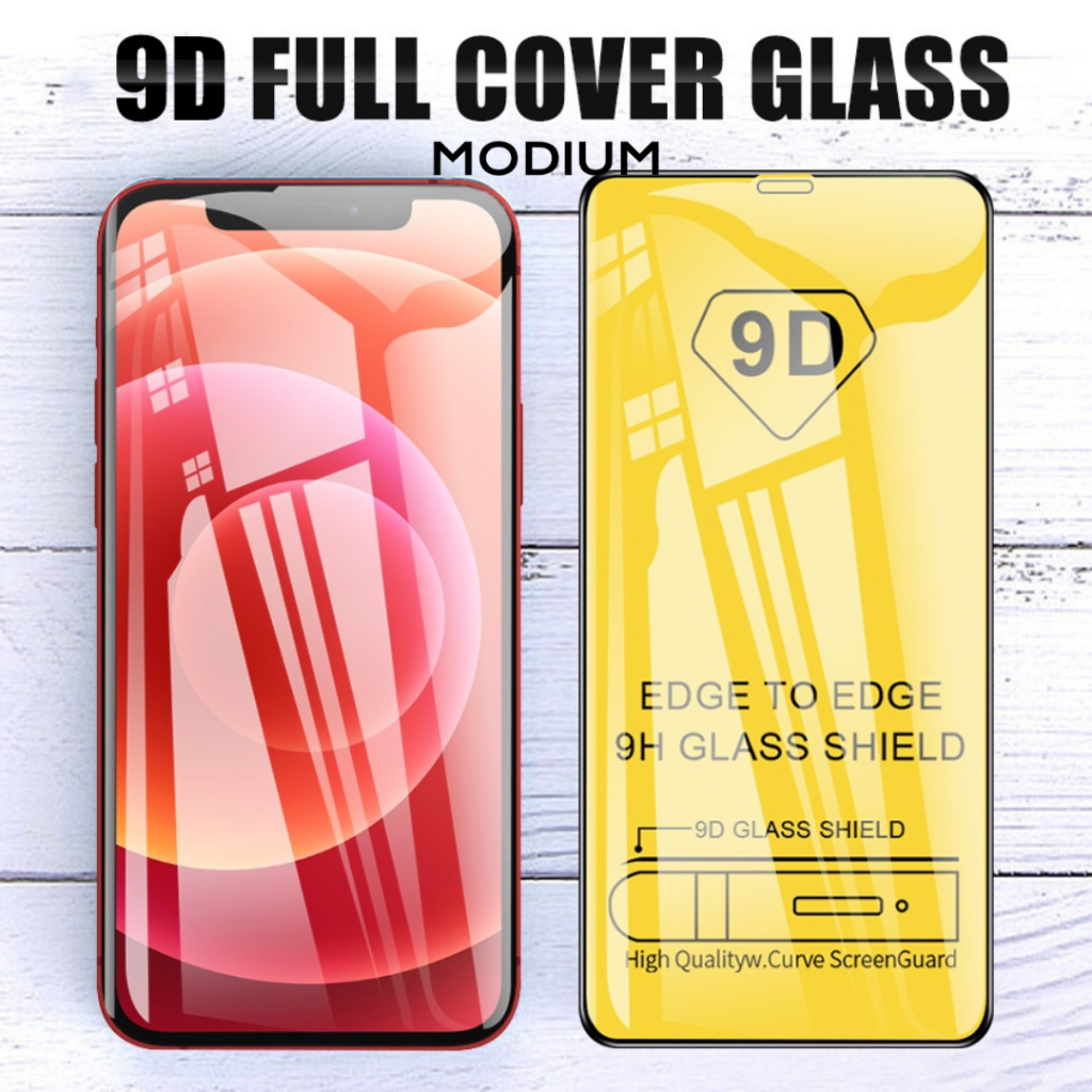 MODIUM iPhone 9D Full Screen Tempered Glass For iPhone 11 12 13 Pro Max Mini X XS Max XR 6 6s 7 8 Plus SE 2020