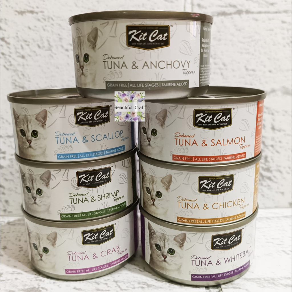 Kit Cat Kaleng Debonned / Makanan kaleng kucing Kit Cat