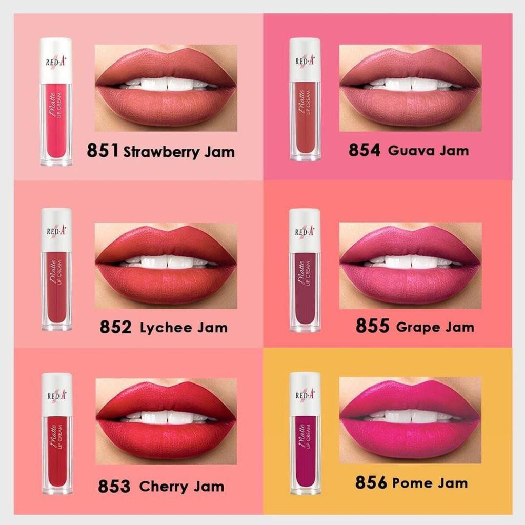 VIVA RED-A LIP CREAM - Matte Finish // JSELECTIV X JHON KOSMETIK // Lipstik VIVA RED A - ORI BPOM CO