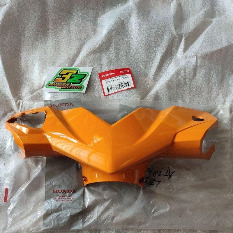Batok lampu depan Beat Karbu KVY orange CBO original baru AHM / 53205-KVY-910CBO
