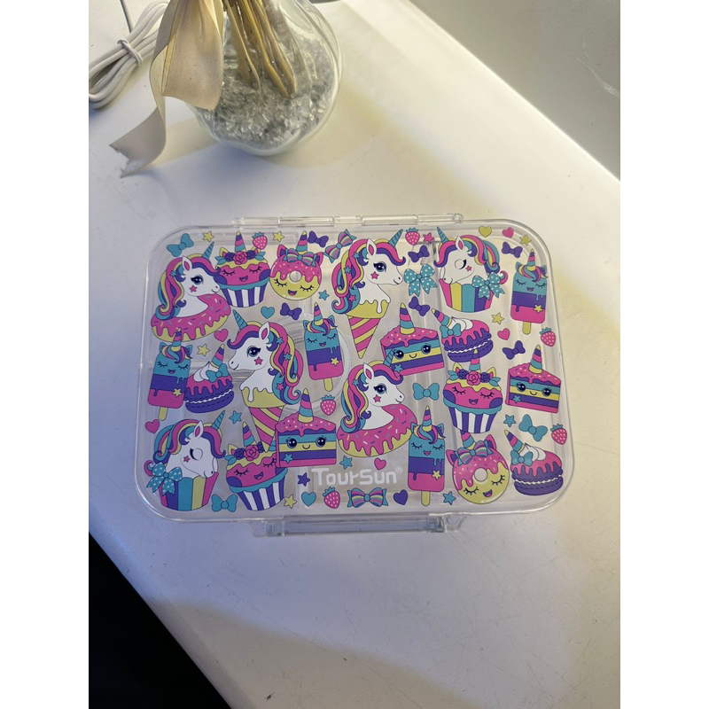 Toursun transparan lunchbox / kotak bekal anak