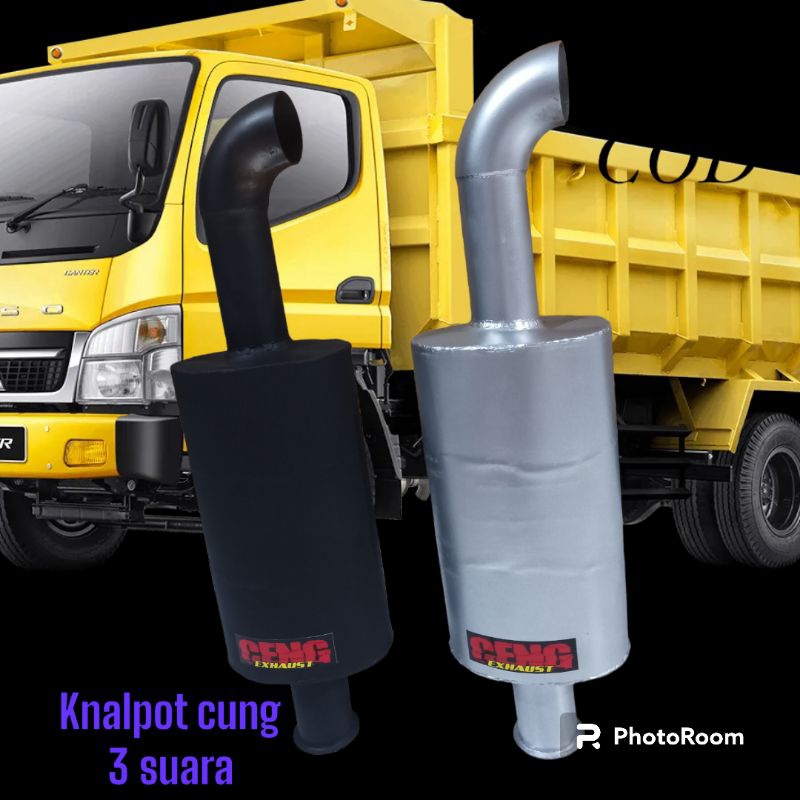 KNALPOT CUNG 3 SUARA UNTUK TRUK CANTER
