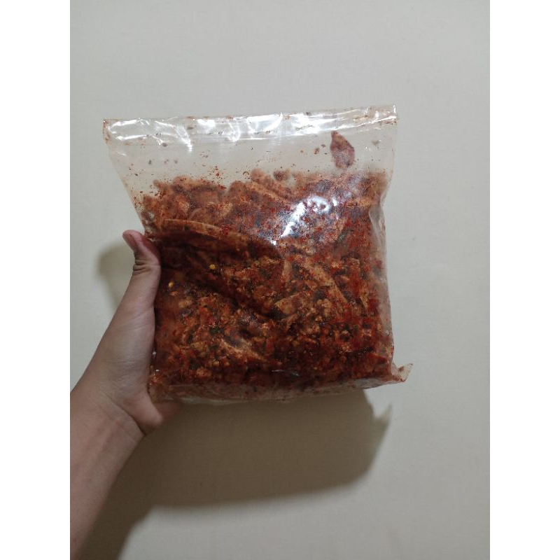 

Basreng pedas extra daun jeruk