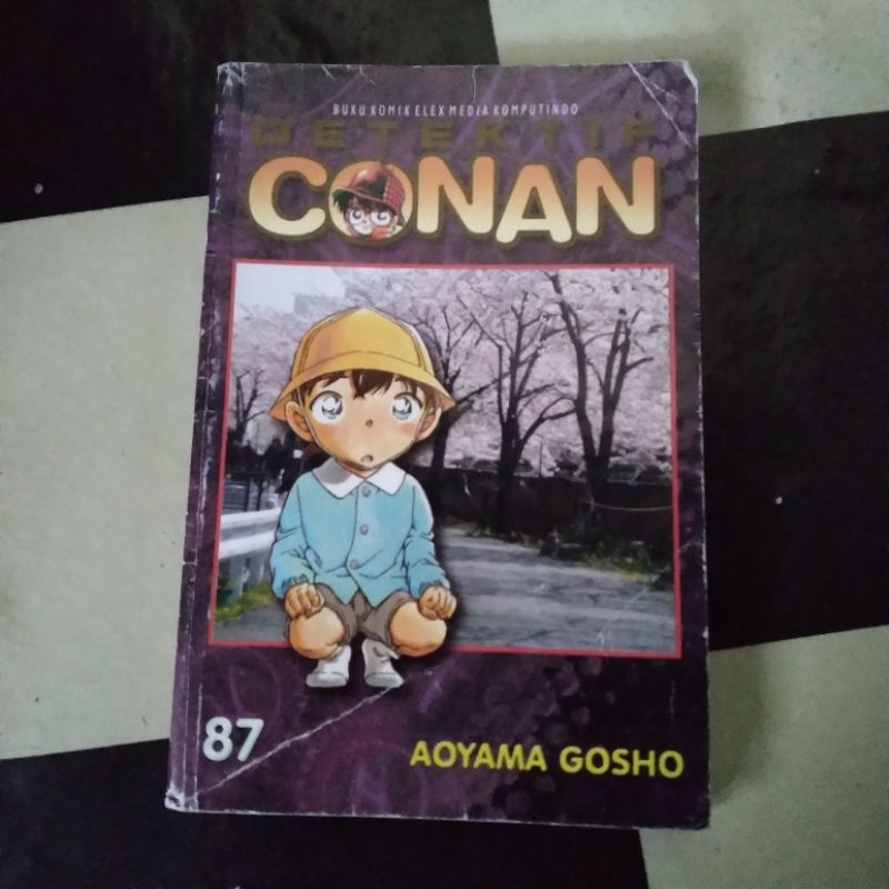 Komik Detektif Conan 87 seken