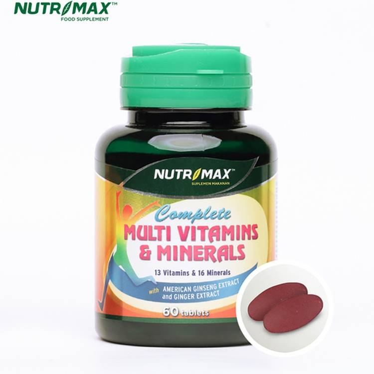 Vitamin Nutrimax Multivitamin dan Mineral - 30 Tablets