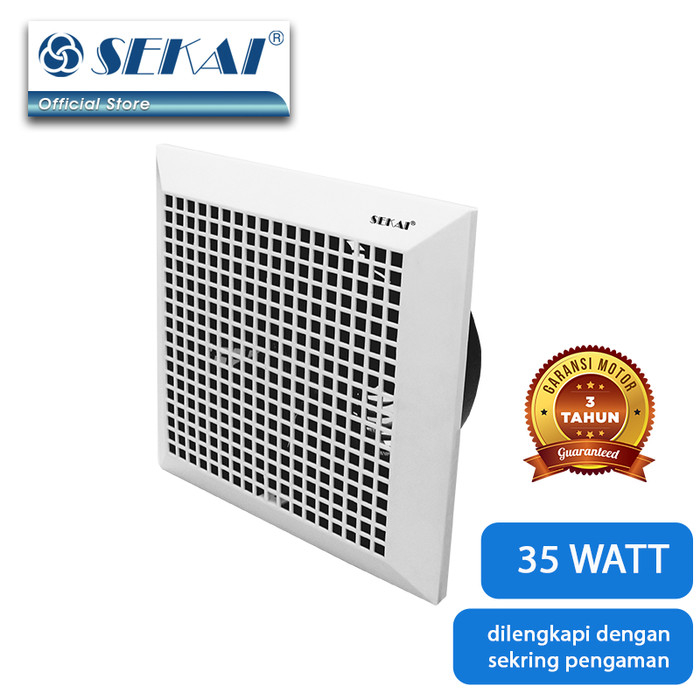SEKAI Exhaust/Hexos Fan Kipas Angin Plafon 12 Inch CEF 1295 - Hexos Ceiling CEF1295
