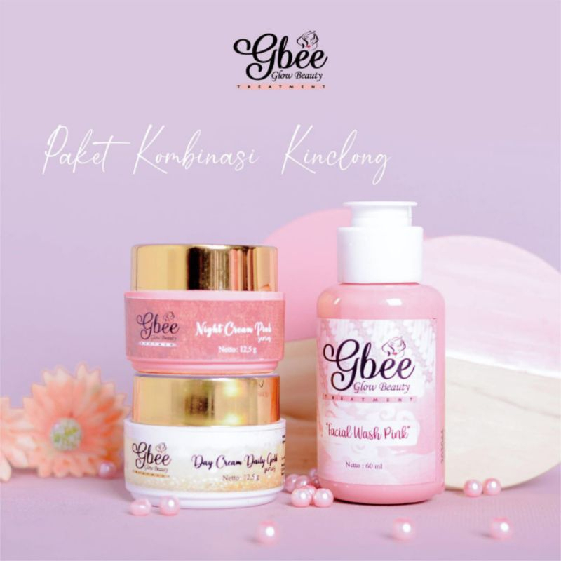 QEILA - GBEE GLOW BEAUTY SATUAN SERIES | FACIAL WASH l DAY CREAM l NIGHT CREAM l SERUM l FOR MEN