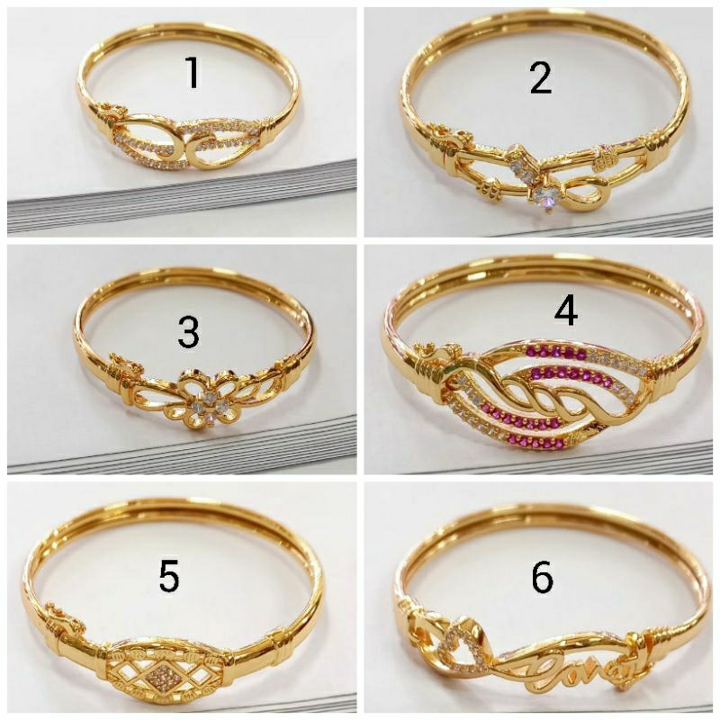 Gelang Bangkok anak Gelang Dubai anak mewah lapis emas