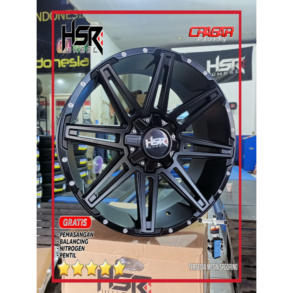 Velg Mobil Hsr Jona Ring 22 Hole 6 Cocok Buat Pajero Fortuner Hilux Triton Dll