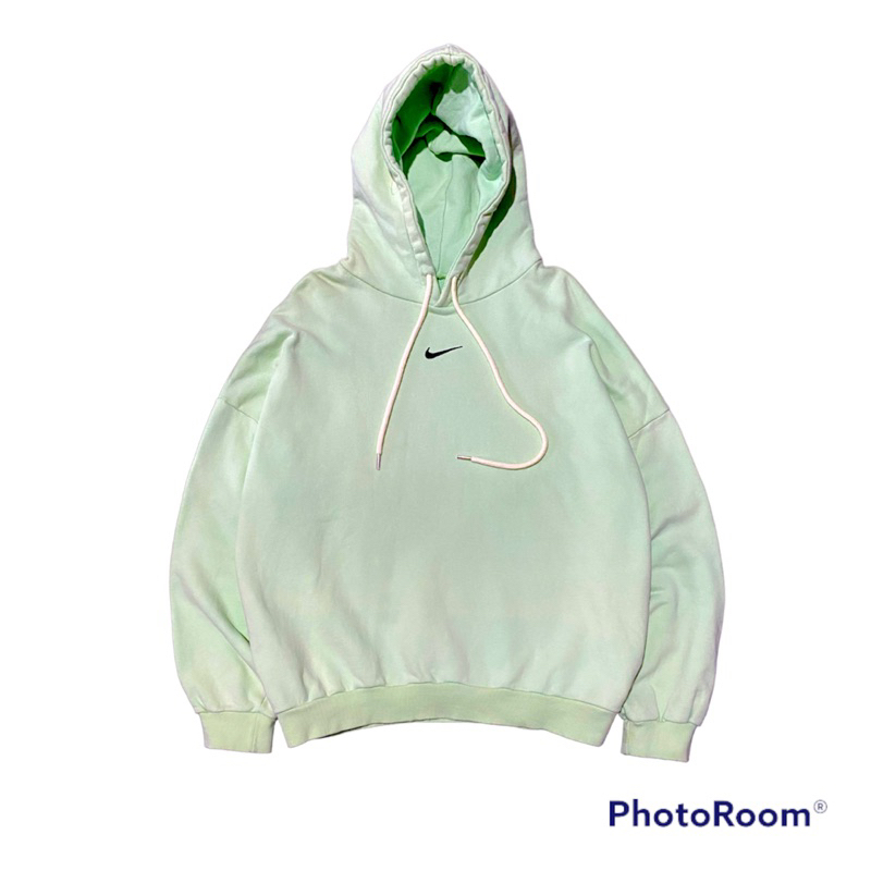Hoodie Nike center greenlime vintage second