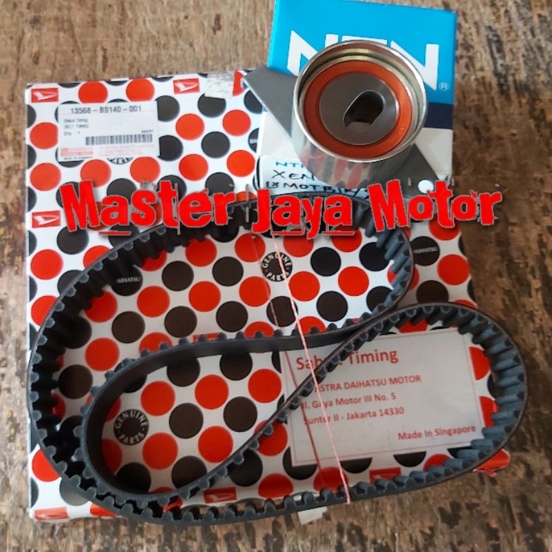 Timing Belt / Teming Belt + Tensioner Xenia 1.0 / Xenia 1000 cc Ori