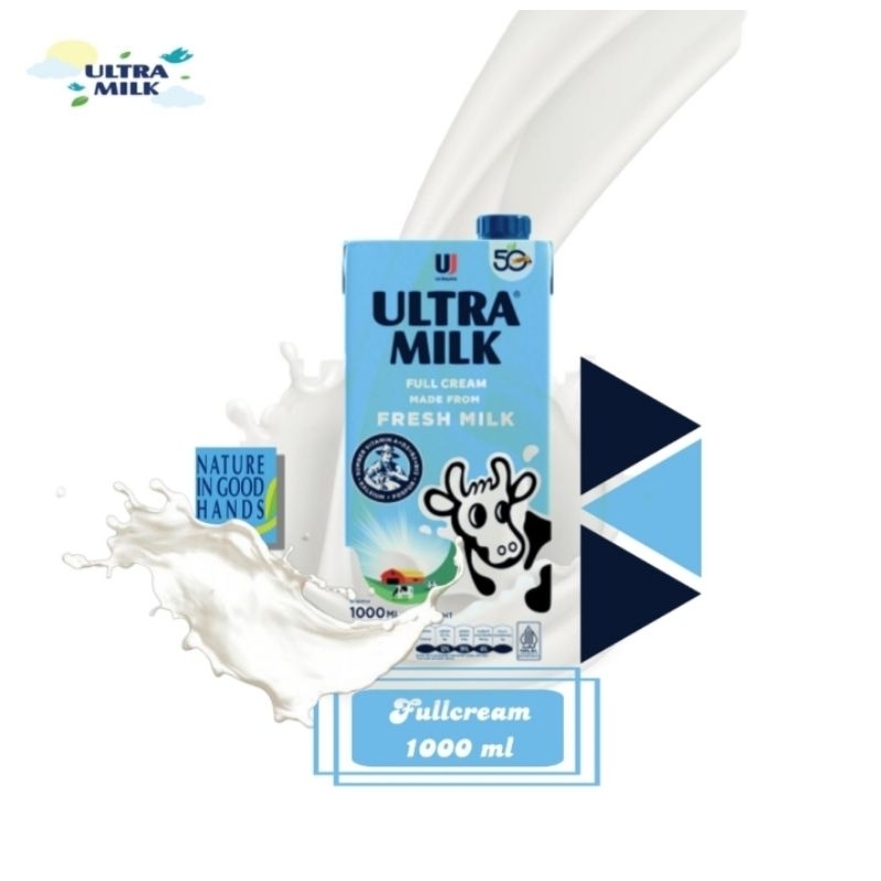 

Susu UltraMilk UHT Fullcream Coklat 1000ml 1Liter