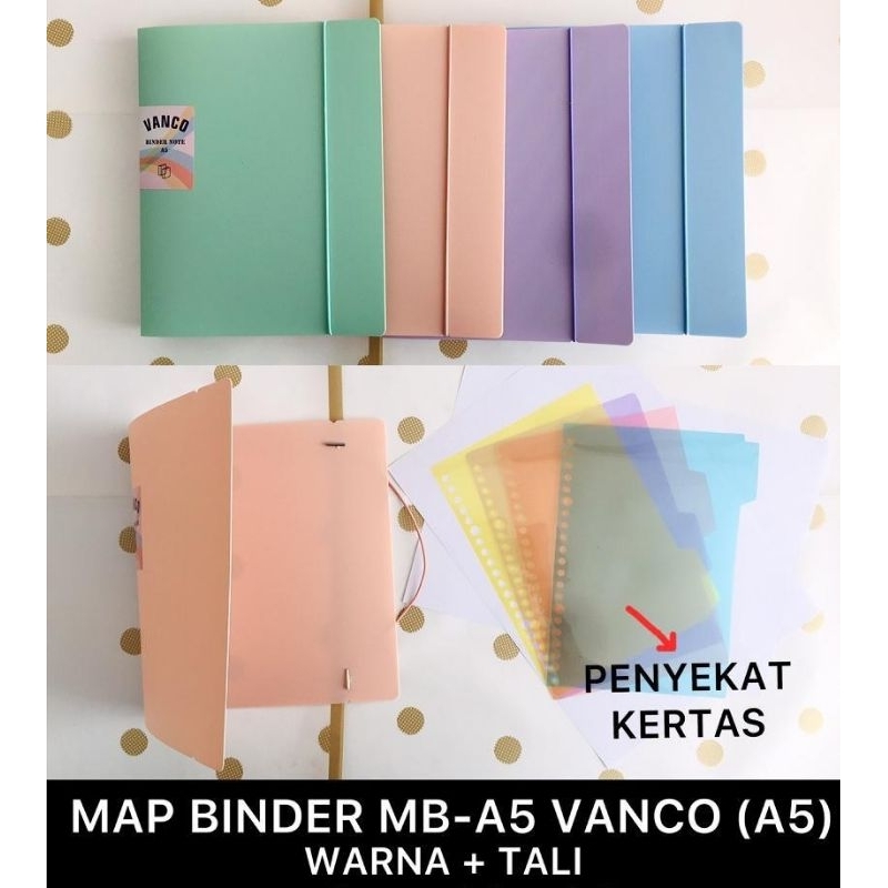 map binder A5 / map binder plastik ukuran A5