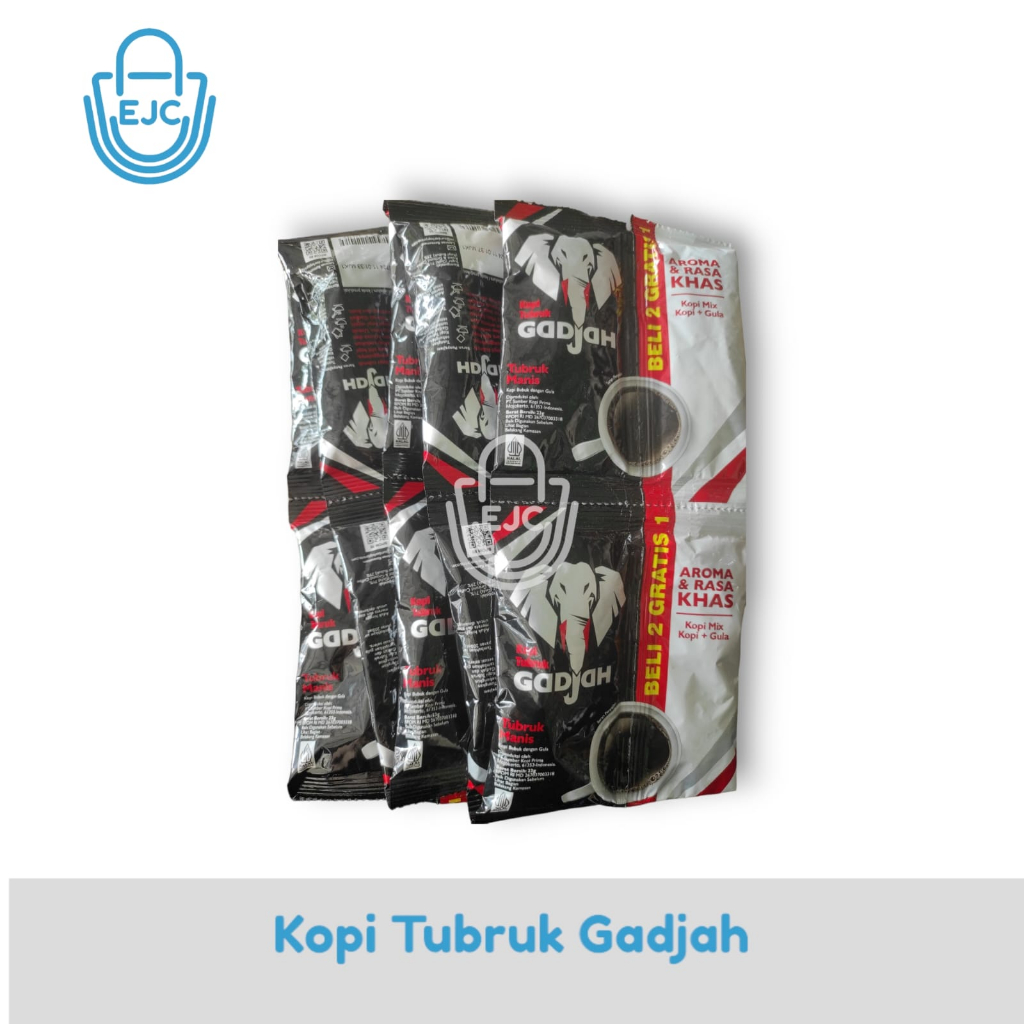 

KOPI TUBRUK GADJAH / KOPI + GULA TERPISAH / KOPI GADJAH ISI 10