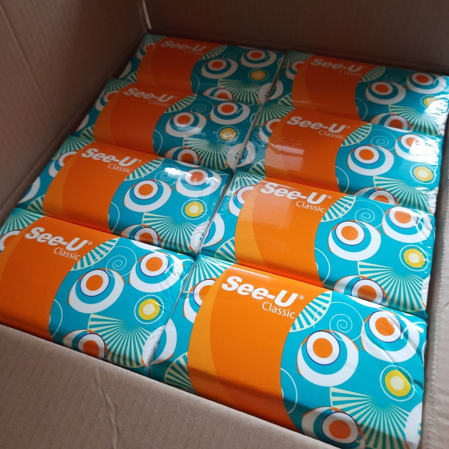 tissue/tisu facial SEE-U 250sheets DUS-an (NICE/PASEO) isi 40pak/dus