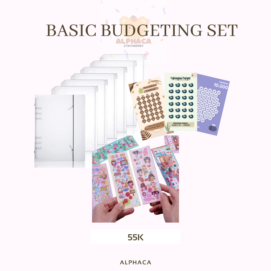 

[ALPHACA] Basic Simple Budgeting Set untuk Pemula