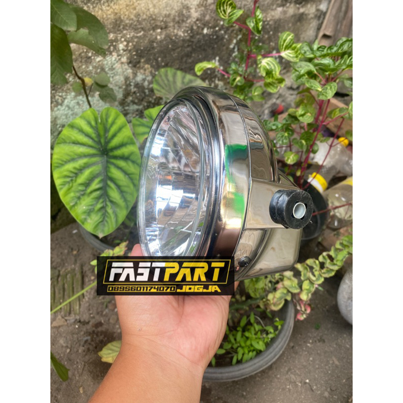 Lampu depan ninja ss ninja r | lampu depan set ninja | lampu ninja ring besi