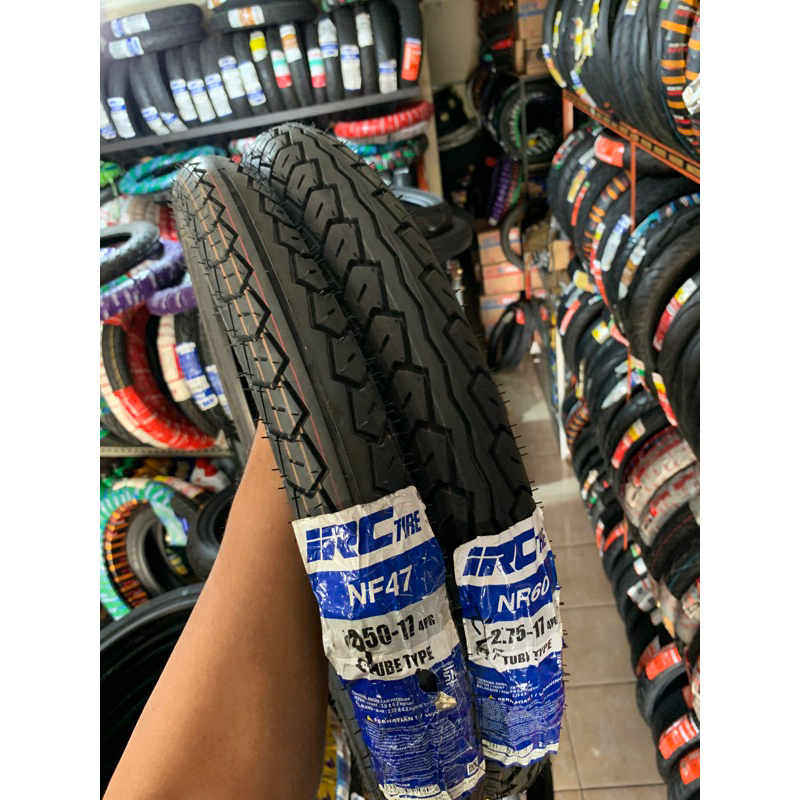 Ban luar IRC ring 17 tubetype nf47 250-17 , nr60 275-17