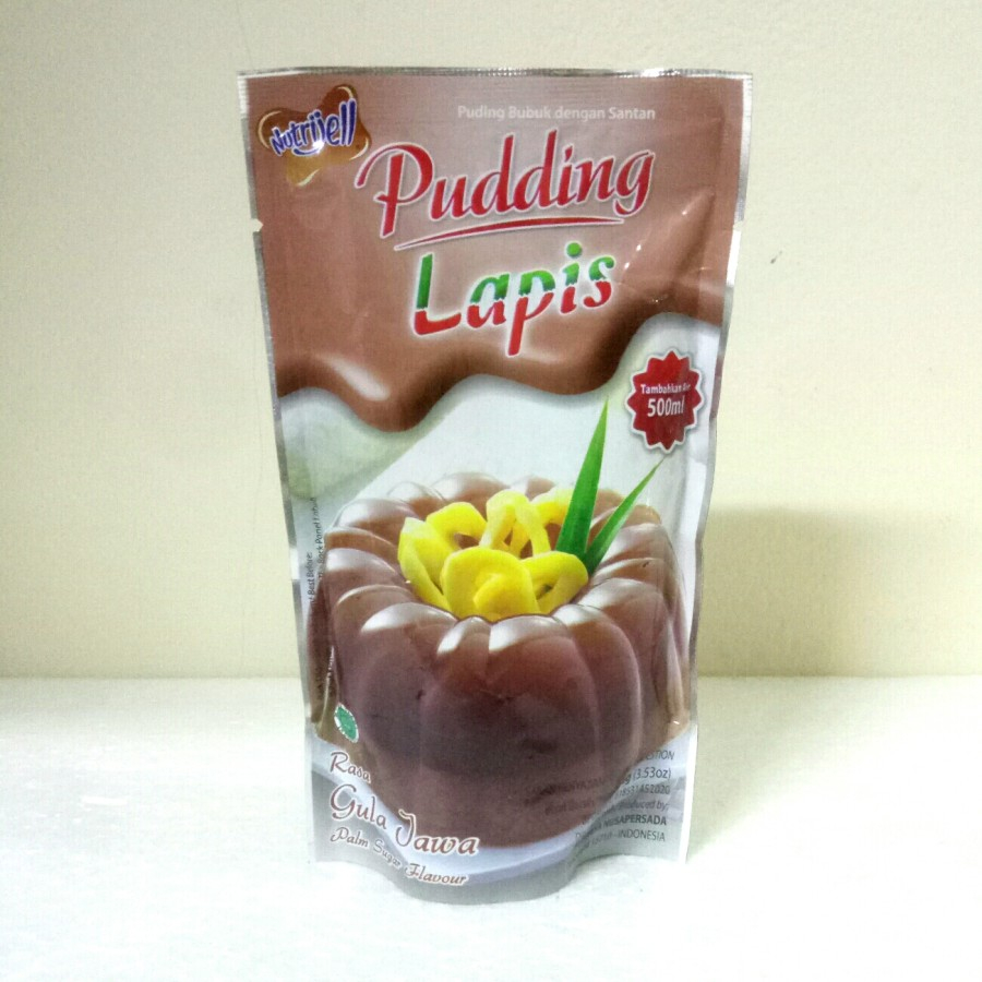 

Nutrijell Pudding Lapis Gula Jawa 100gr