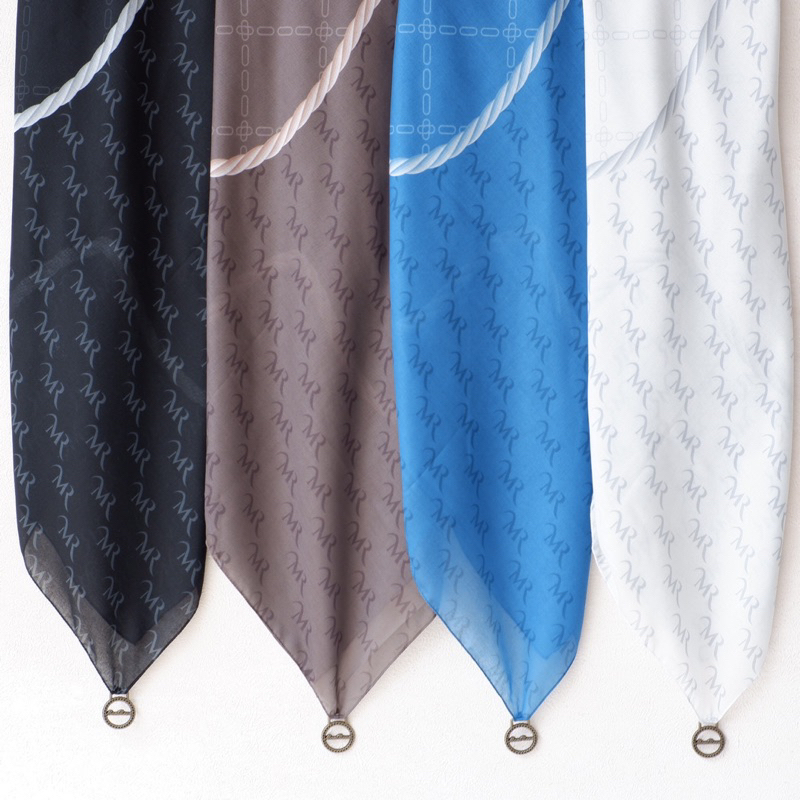 Mon Rêve by Aulia Rahmana Putri | Monogram Scarf | Monogram Hijab | Hijab Print | Hijab Motif