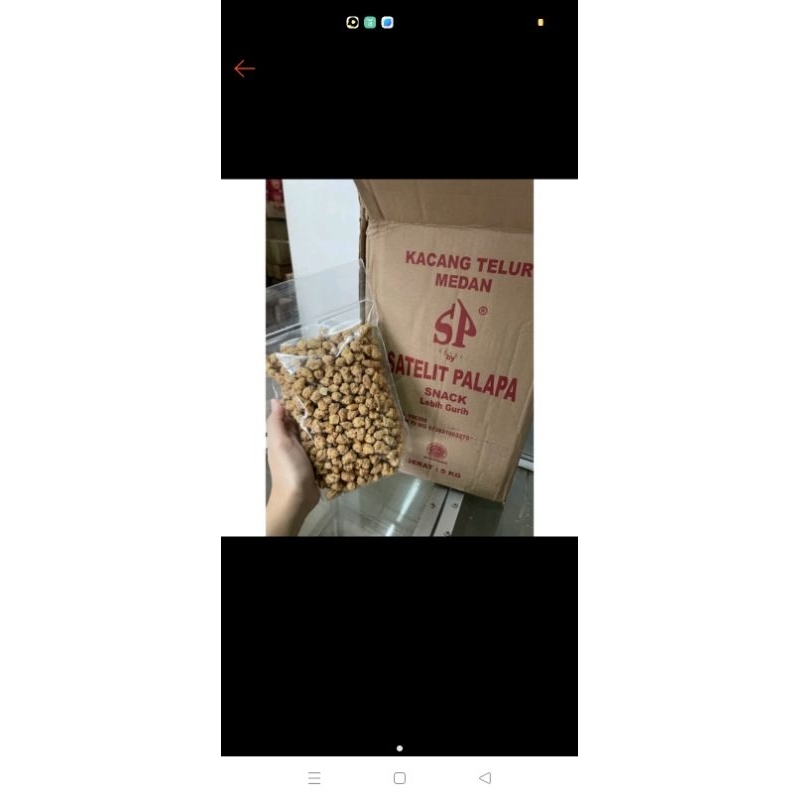 

kacang telur Medan manis 1kg