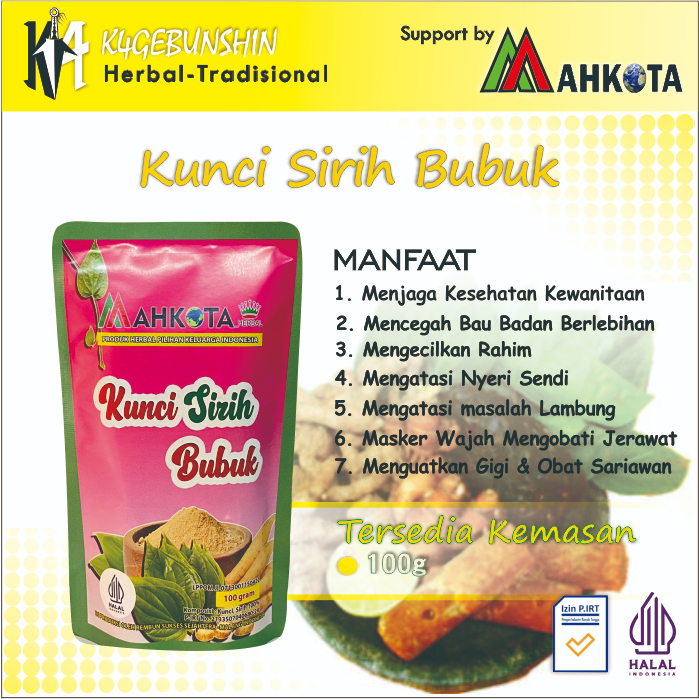 

Jamu Kunci Sirih dan Sirih Herbal Tradisional Mahkota Siap Saji 200 Gram