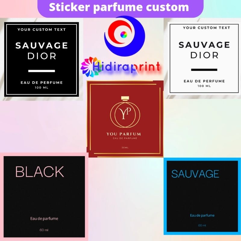 

sticker parfum custom