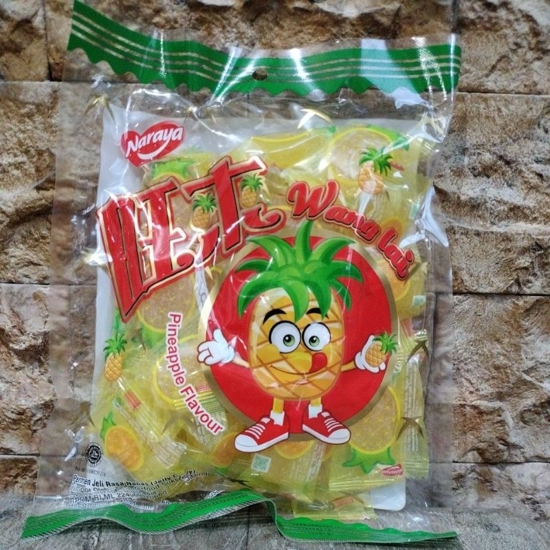 

WANG LAI PINEAPPLE CANDY / PERMEN JELY RASA NANAS 400 GRAM