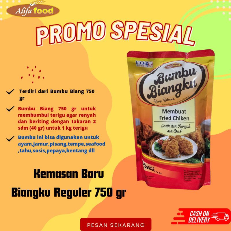 

Bumbu Biangku 750 gram Alifa Food