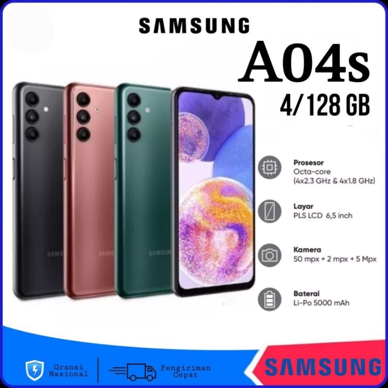 Samsung Galaxy A04s Ram 4/128 GB Garansi resmi