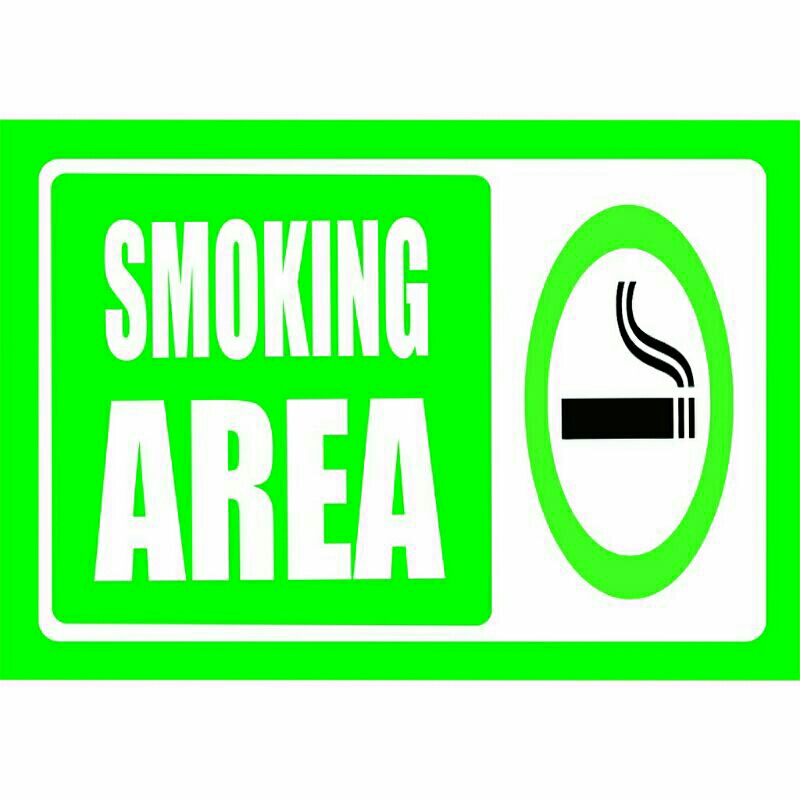 akrilik smoking area