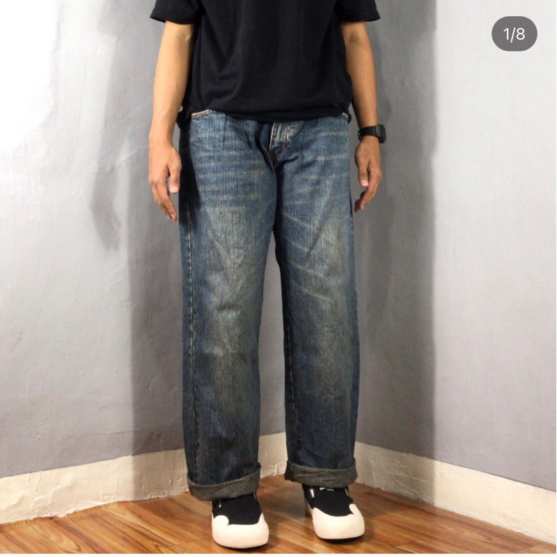 Amore Puro washed Jeans (Big Size)