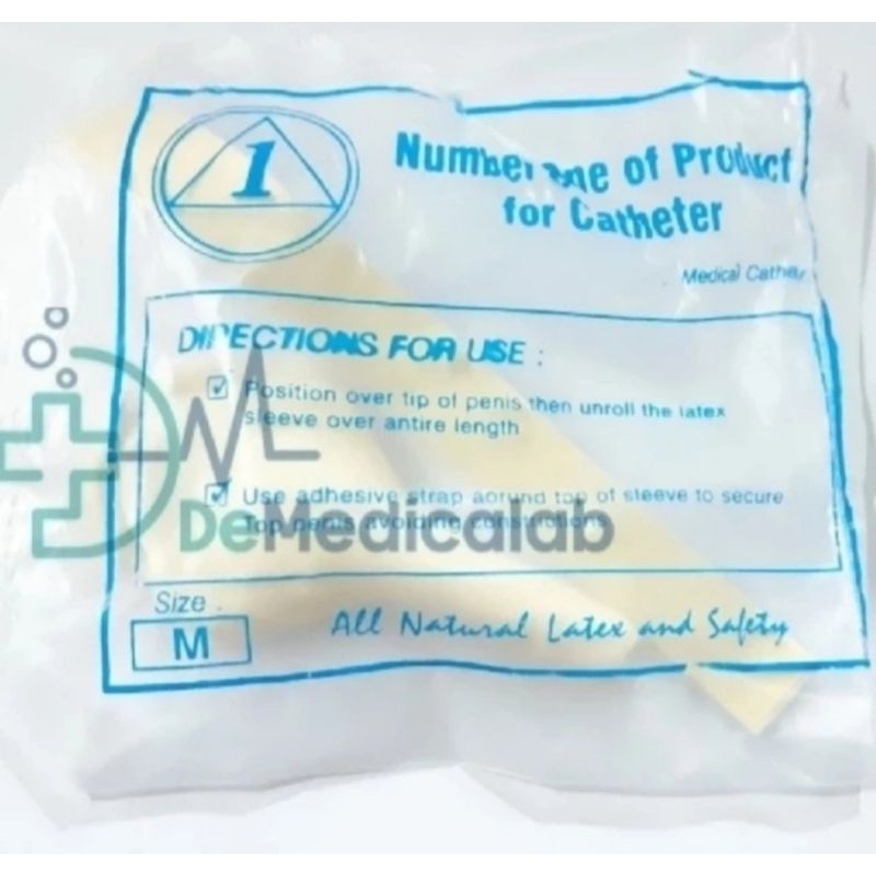 Male External Catheter Cateter Condom Kondom Kateter Pria Laki Cowo Merk One