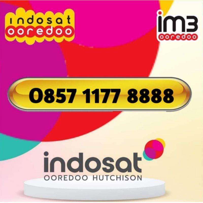 Nomor Cantik indosat kwartet 8888