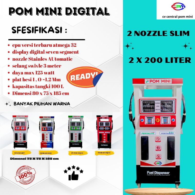 pom mini 2 nozzel 100 liter slim